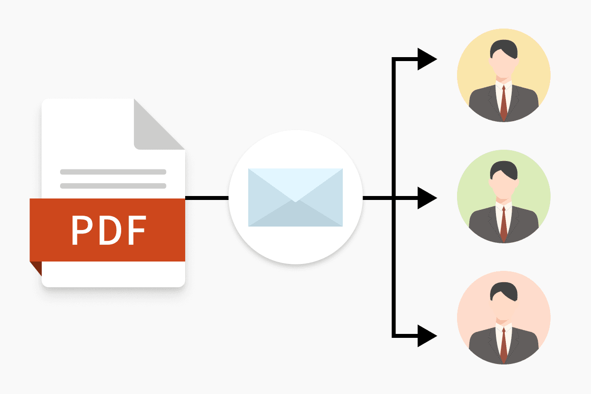 書類の自動メール送信