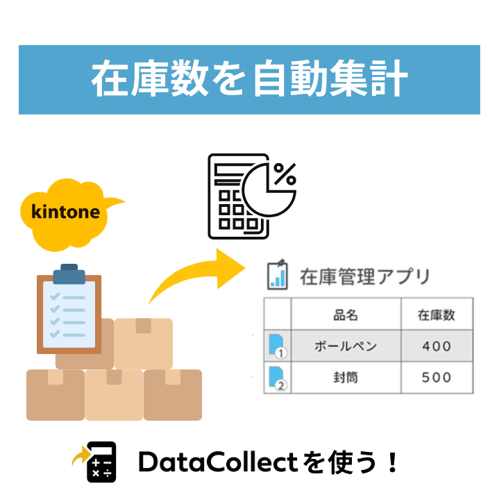 在庫数を自動集計。DataCollectを使う!